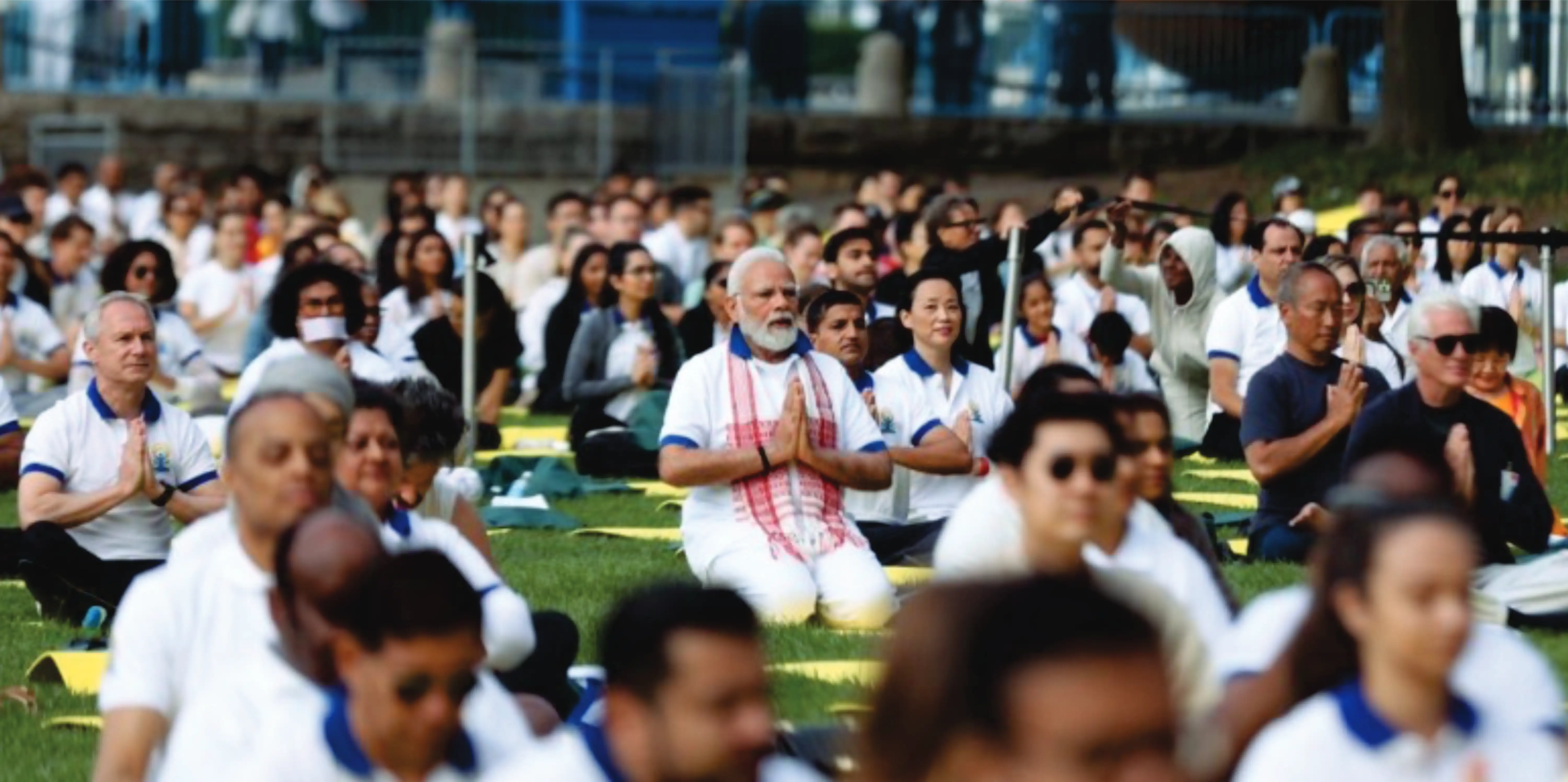Shri Narendra Modi participated on Yoga