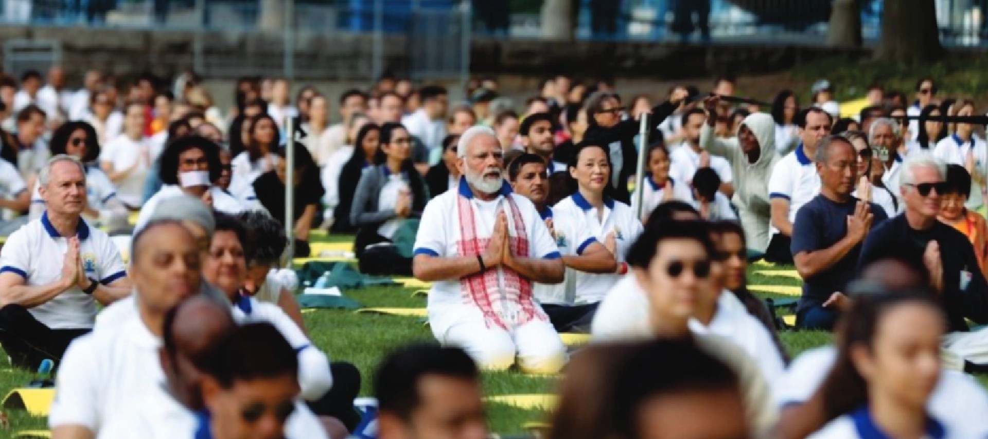 Shri Narendra Modi participated on Yoga